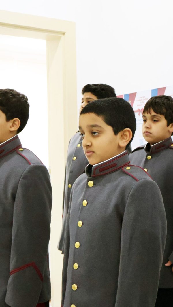 VFAQ Students in Morning Formation